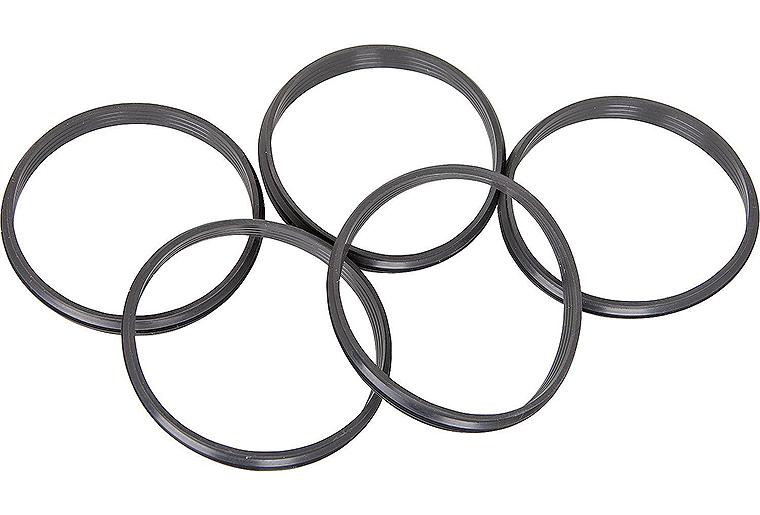 Silikondichtung VPE 5 Stück Drm. 80mm, lackiert passend zu Pellet-Abgasrohr