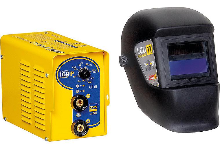 E-Handschweißinverter, 230 V einphasig, Typ GYSMI 160 P