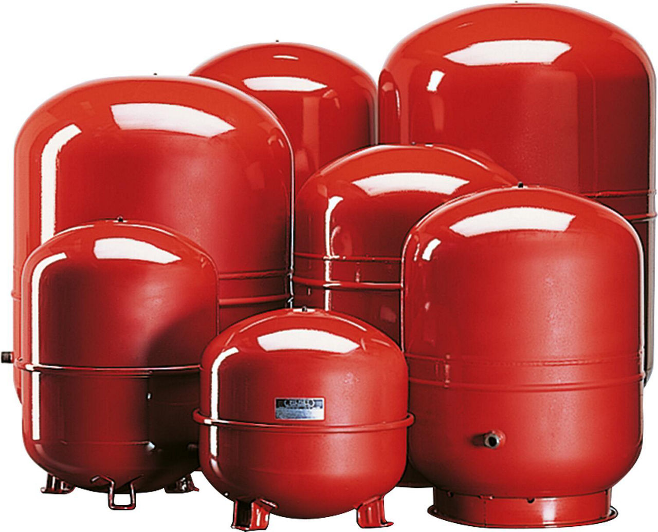 Ausdehnungsgefäß (o. R) Zilflex H 200L Farbe rot