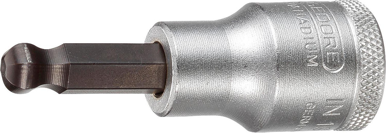 Schraubendrehereinsatz GEDORE 1/2" Innensechskant m. Kugelkopf SW 10,0mm Länge 60mm