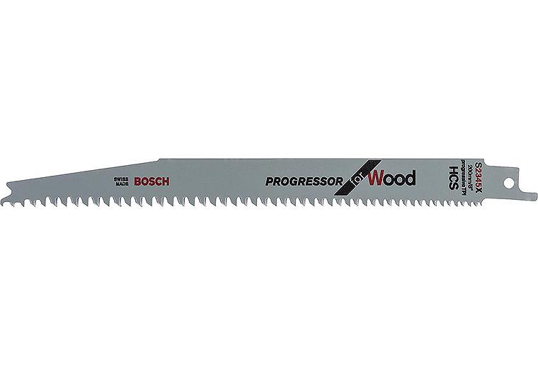 Säbelsägeblätter BOSCH S2345X Länge 200mm VPE 5 Stück f. glatte Schnitte in Holz Säbelsägeblätter BOSCH S2345X Länge 200mm VPE 5 Stück f. glatte Schnitte in Holz