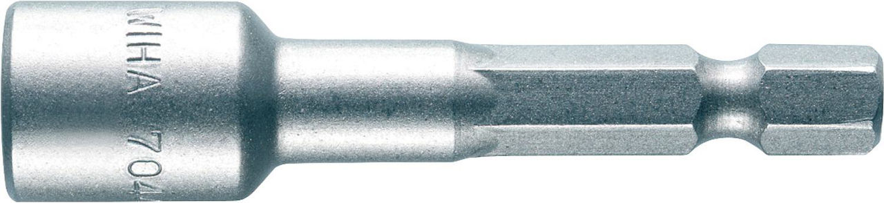 Außensechskant-Steckschlüsseleinsatz Bit wiha 7044M mit 1/4"-Antrieb, zöllig, magnetisch, 3/8" x 55 mm Außensechskant-Steckschlüsseleinsatz Bit wiha 7044M mit 1/4"-Antrieb, zöllig, magnetisch, 3/8" x 55 mm