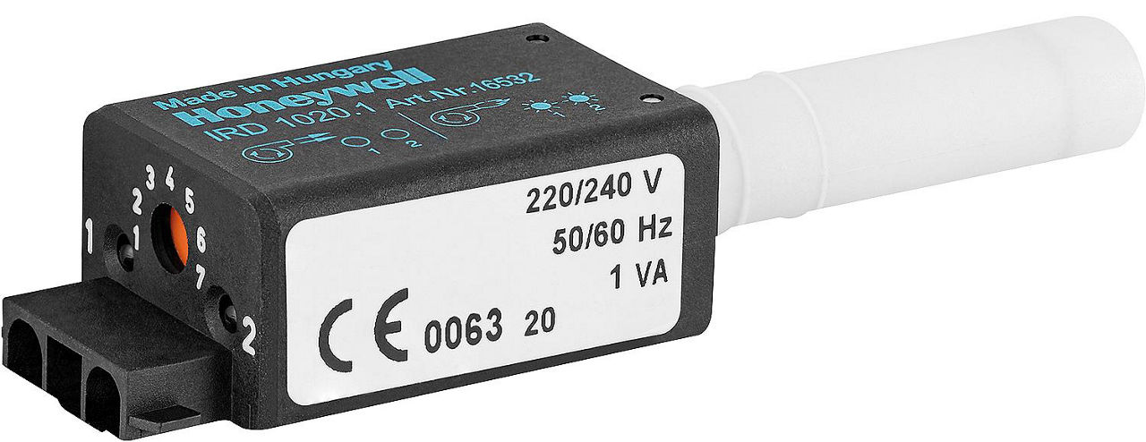 Satronic IRD1020 Gas blau Belichtung seitlich links