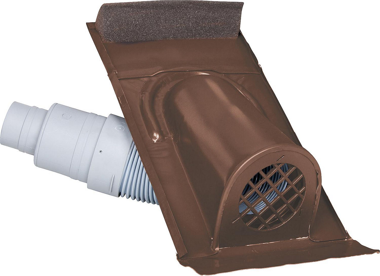 Entlüftungshaube Typ Ton mit PVC-Schlauch, Farbe Braun Entlüftungshaube Typ Ton mit PVC-Schlauch, Farbe Braun