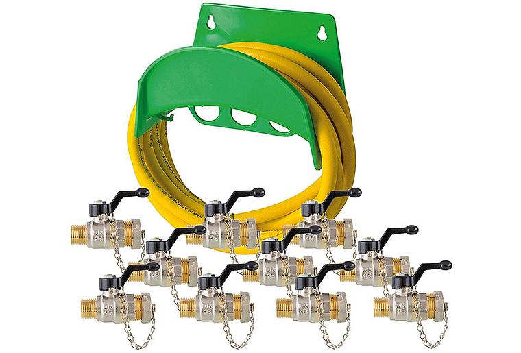 10x KFE-Kugelhahn Tappy DN15(1/2") + 1x gratis Heizungs-Füllset 10x KFE-Kugelhahn Tappy DN15(1/2") + 1x gratis Heizungs-Füllset