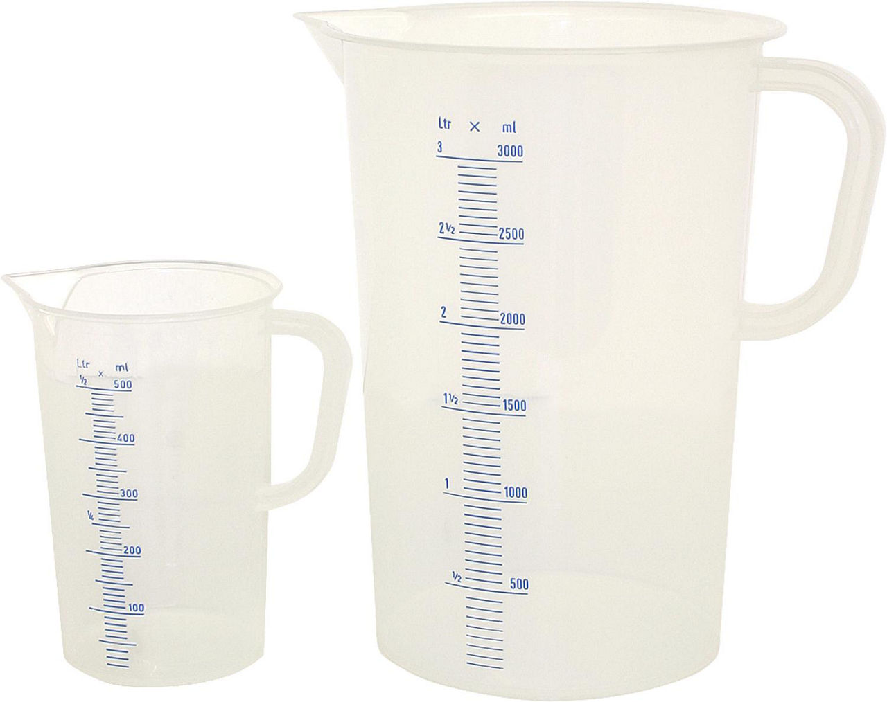 Messbecher mit Skala, 3000 ml, aus Polypropylen