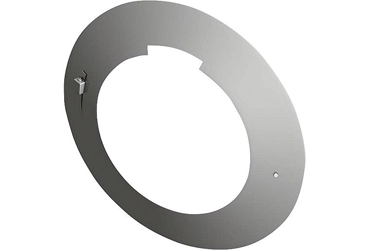 Kunststoff-Abgassystem Wandrosette, geschlossen, Randbreite 75 mm - DN 80/125