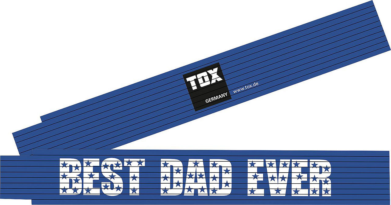 TOX Meterstab 2 Meter "BEST DAD EVER" TOX Meterstab 2 Meter "BEST DAD EVER"