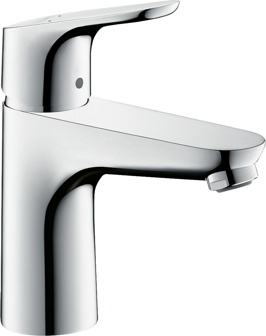 Waschtischmischer Hansgrohe 100 Focus Eco C3 Ausladung 119 mm chrom Waschtischmischer Hansgrohe 100 Focus Eco C3 Ausladung 119 mm chrom
