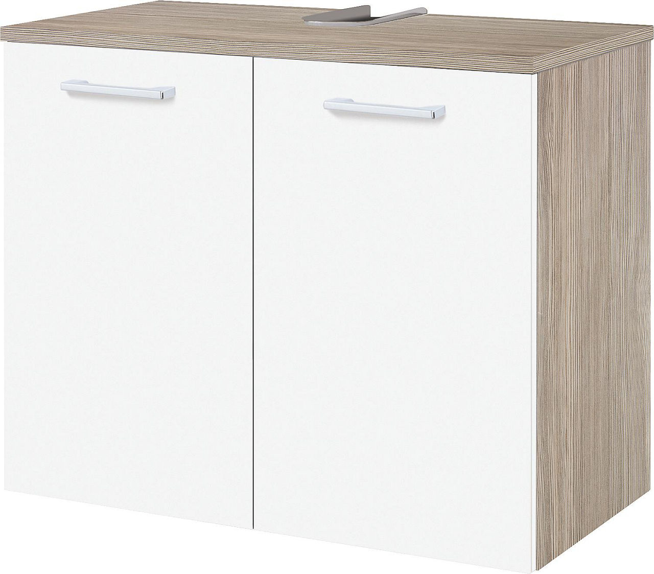 WTU ESTRA Lärche u. weiß Hgl. 2 Türen, 700x572x370 mm