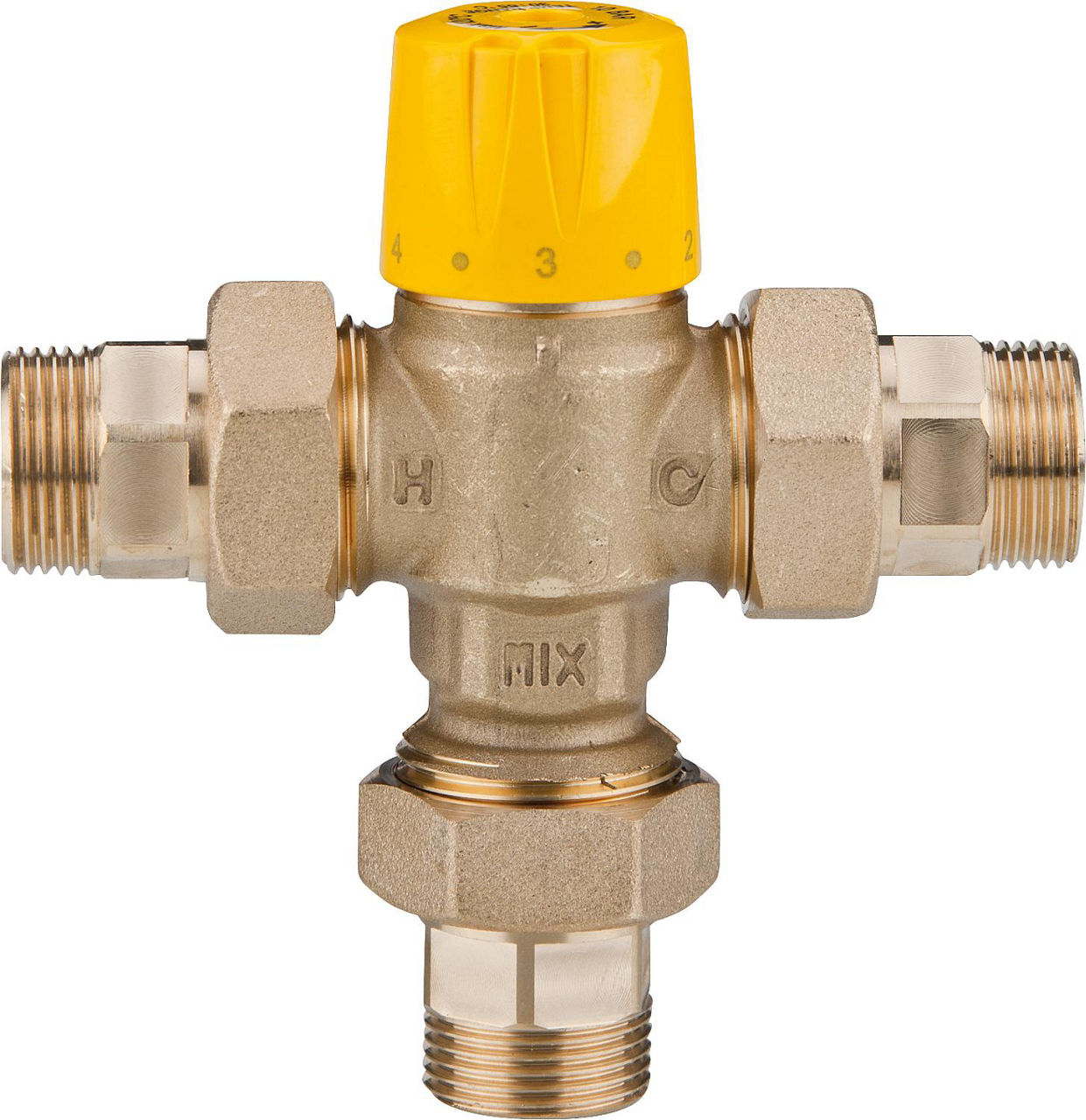 Thermomischer Easyflow Mix 779 inkl. Verschraubung 30-65°C, Kvs 2,4, DN20 (3/4``), AG Thermomischer Easyflow Mix 779 inkl. Verschraubung 30-65°C, Kvs 2,4, DN20 (3/4``), AG