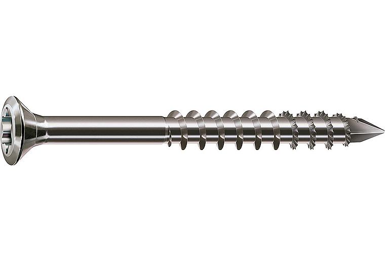 Linsenkopfschraube SPAX® Edelstahl A2 Teilgewinde T - STAR Plus Ø 5,0 x 100 mm, VPE 100 Stück