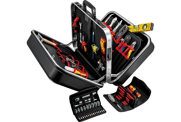 Werkzeugkoffer KNIPEX BIG Twin Elektro 63-teilig