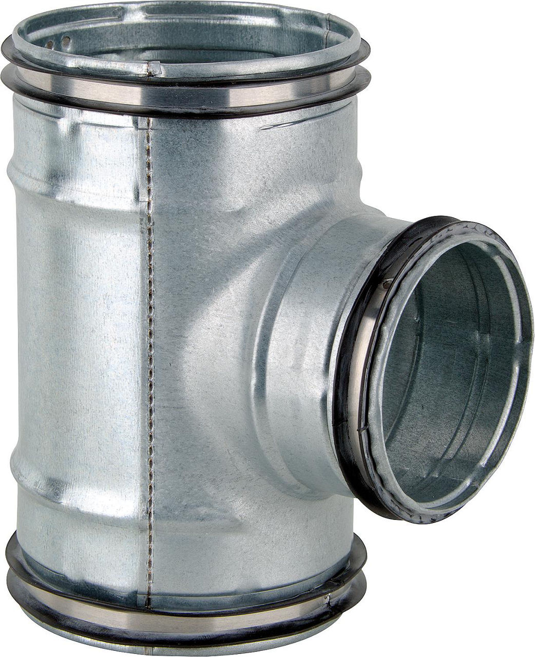 Abzweig reduziert NW250 x NW125 x NW250 verzinkt, mit Dichtung Abzweig reduziert NW250 x NW125 x NW250 verzinkt, mit Dichtung