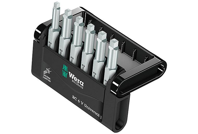 Bitset WERA Bit-Check Universal 1 6-teilig vierkant mit Haltefunktion Bitset WERA Bit-Check Universal 1 6-teilig vierkant mit Haltefunktion