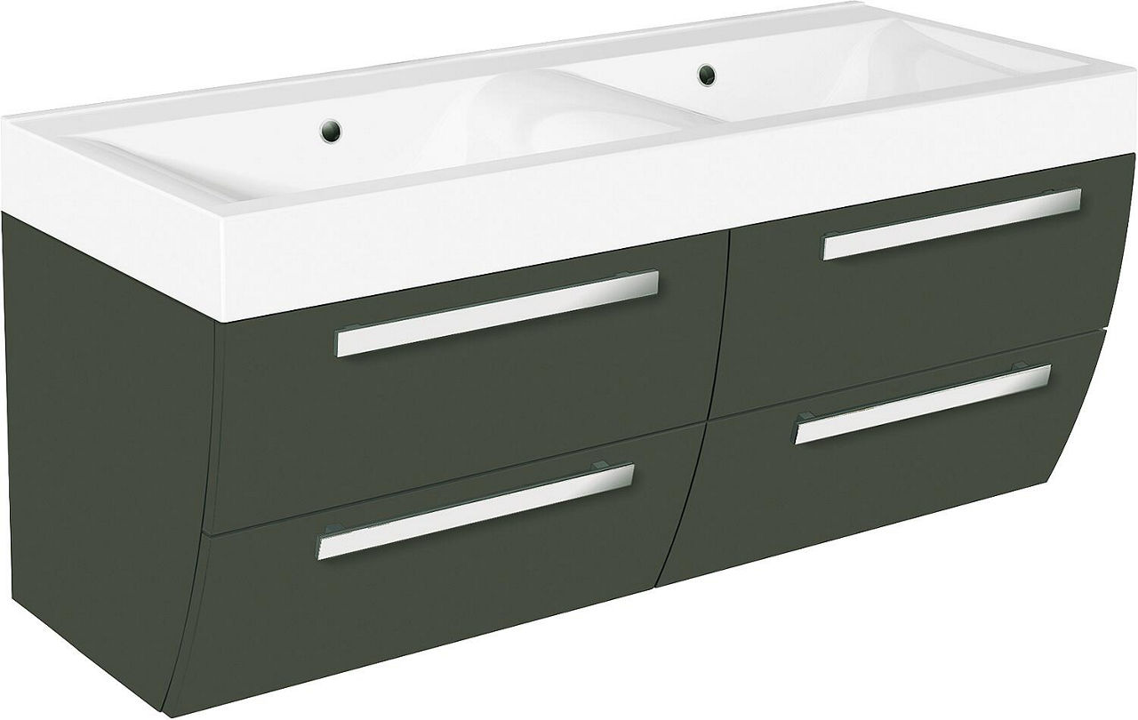 WTU+Mineralguss-WT ENNA, graphit matt, 4 Auszüge, 1200x544x500mm WTU+Mineralguss-WT ENNA, graphit matt, 4 Auszüge, 1200x544x500mm