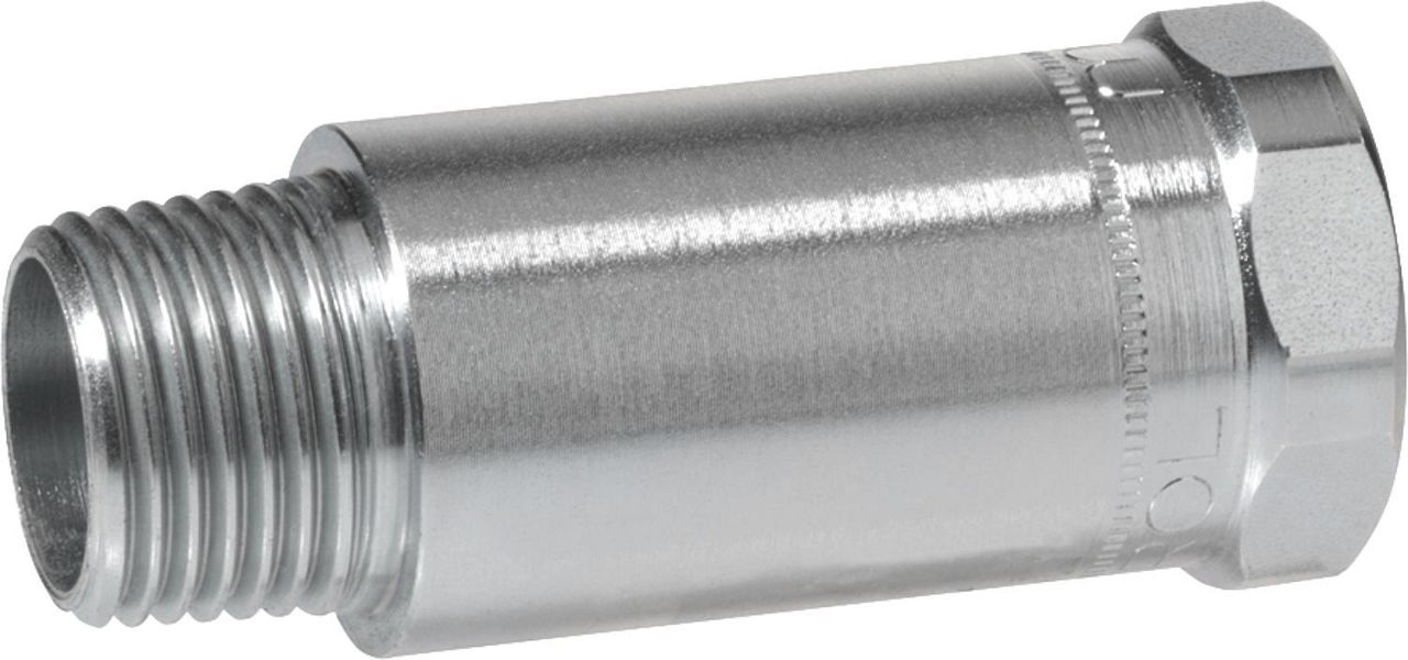 Gasströmungswächter GS PS 5 bar, AG R 1/2 x IG Rp 1/2, DN 15 Qnenn: 3 kg/h / 2,5 m³/h Gasströmungswächter GS PS 5 bar, AG R 1/2 x IG Rp 1/2, DN 15 Qnenn: 3 kg/h / 2,5 m³/h