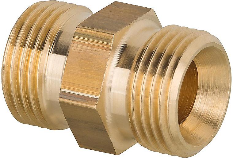 Doppelnippel bds. 3/8" mit Innenkonus 60°