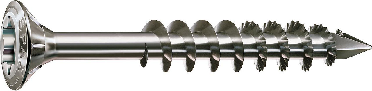 Linsenkopfschraube SPAX® Edelstahl A2 Teilgewinde T - STAR Plus ø 4,5 x 35 mm, VPE 200 Stück