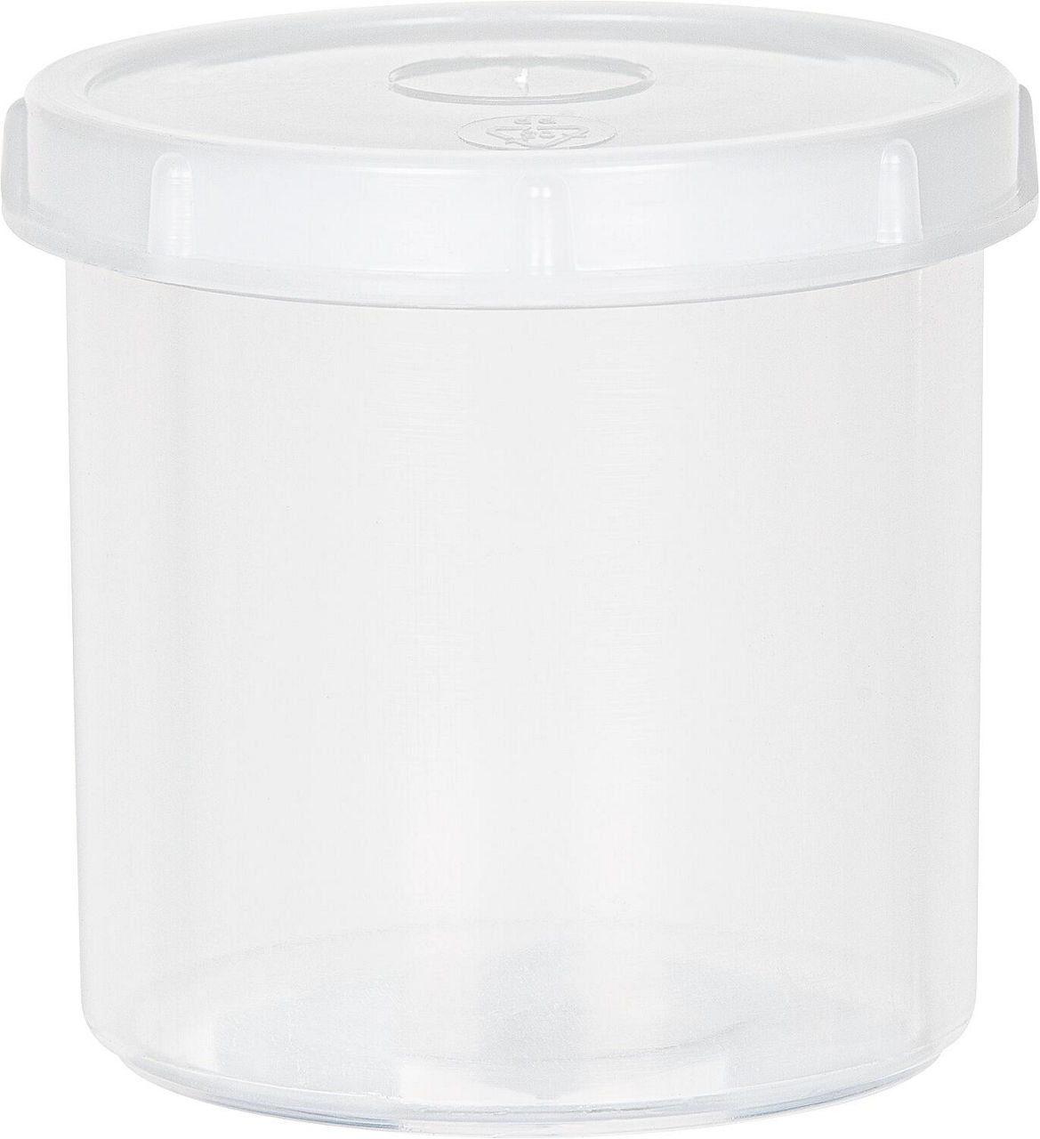 Dose rund mit Schraubdeckel 500 ml, PP,transparent