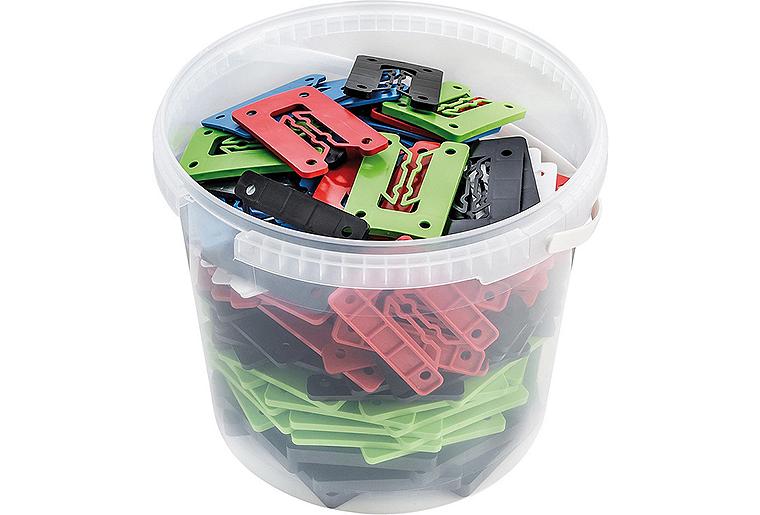 SILISTO® Distanzklötze, FIXIS Eimer 250 teilig