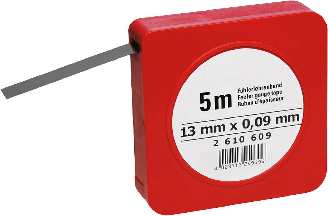 Fühlerlehrenband 5 mtr. 0,04 mm Fühlerlehrenband 5 mtr. 0,04 mm