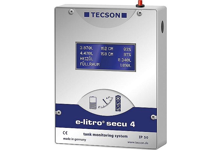 Tankinhaltsanzeiger für Batterietanks Tecson e-litro secu 4 Tankinhaltsanzeiger für Batterietanks Tecson e-litro secu 4