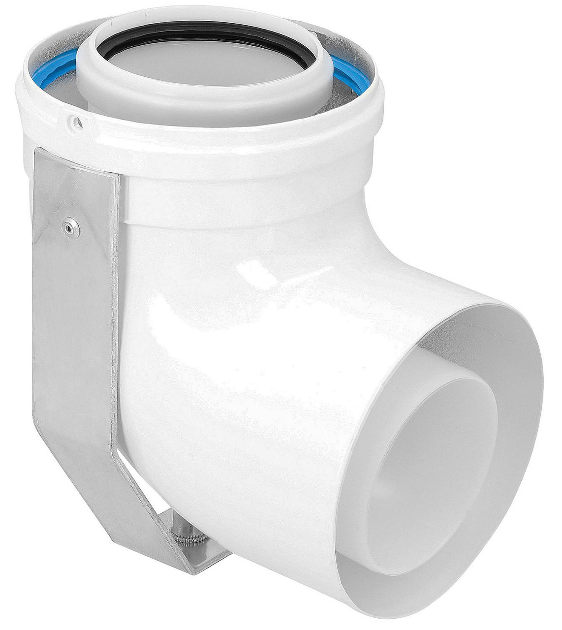 CondensBlue AZ Bogen 87° mit Stützfuß DN 60/100 CondensBlue AZ Bogen 87° mit Stützfuß DN 60/100