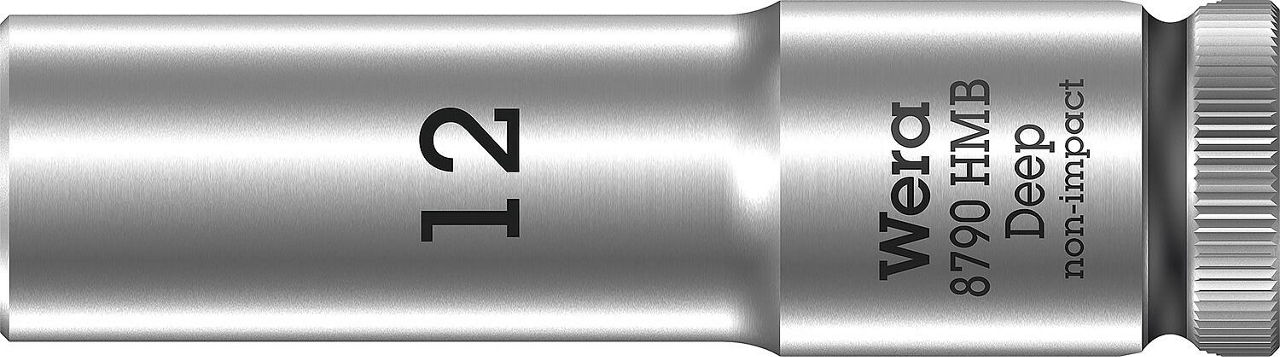 Außensechskant-Steckschlüsseleinsatz Wera 8790 HMB Deep mit 3/8"-Antrieb, metrisch, lang, SW 12,0 x 64 mm Außensechskant-Steckschlüsseleinsatz Wera 8790 HMB Deep mit 3/8"-Antrieb, metrisch, lang, SW 12,0 x 64 mm