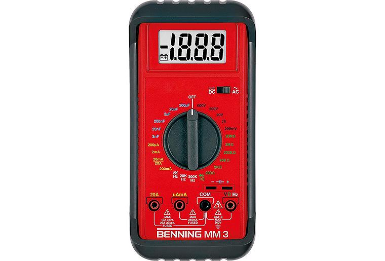 Digital-Multimeter und manueller Messbereichsauswahl BENNING MM3 Digital-Multimeter und manueller Messbereichsauswahl BENNING MM3