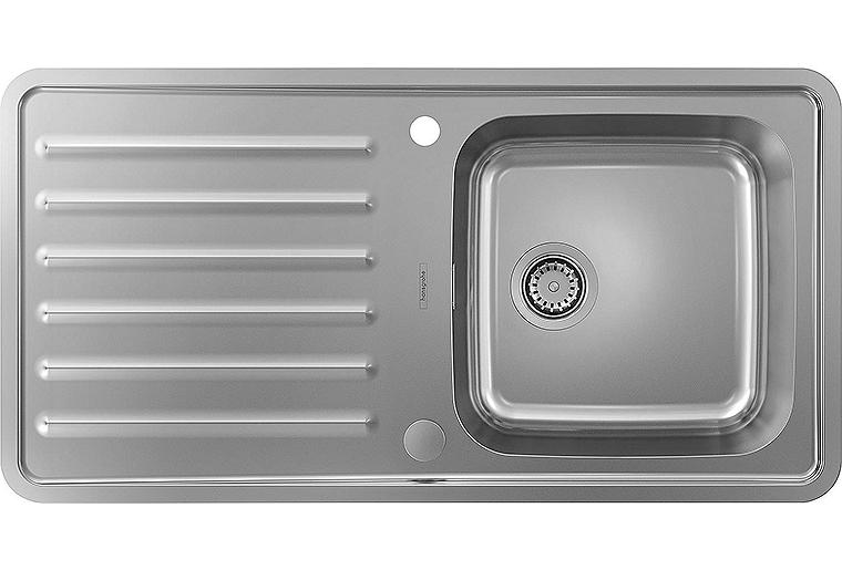 Einbauspüle Hansgrohe 400 1 Becken BxT: 400x400 mm Einbauspüle Hansgrohe 400 1 Becken BxT: 400x400 mm