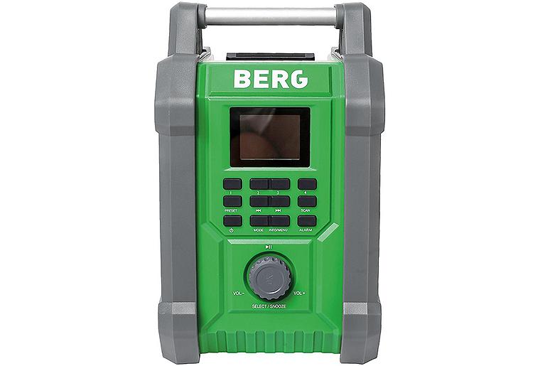 Akku-Baustellenradio BERG 7,4 V mit 4,0 Ah Akku