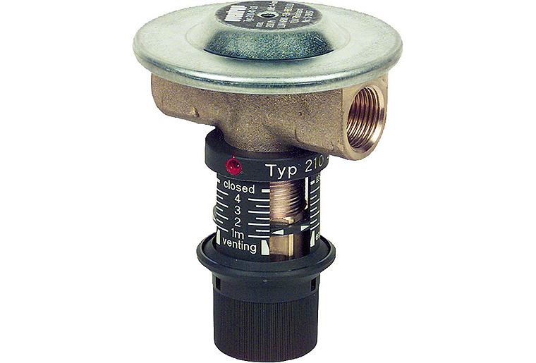 Verstellbares Membran-Antiheberventil Oventrop "Oilstop V" 1-4m 210 42 03