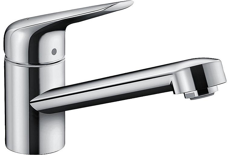 Spültischmischer Hansgrohe 100 Focus M42 Schwenkauslauf Ausladung 189 mm chrom