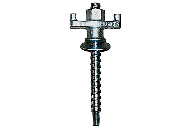 Schnellspannschraube mit Mutter, Scheibe und Dübel