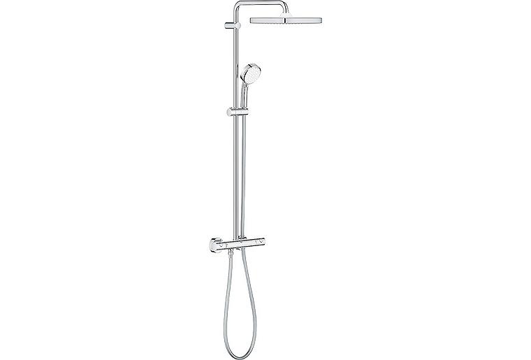 Brause-System Grohe Tempesta Cosmopolitan 250 cube, mit Thermostatbatterie, chrom