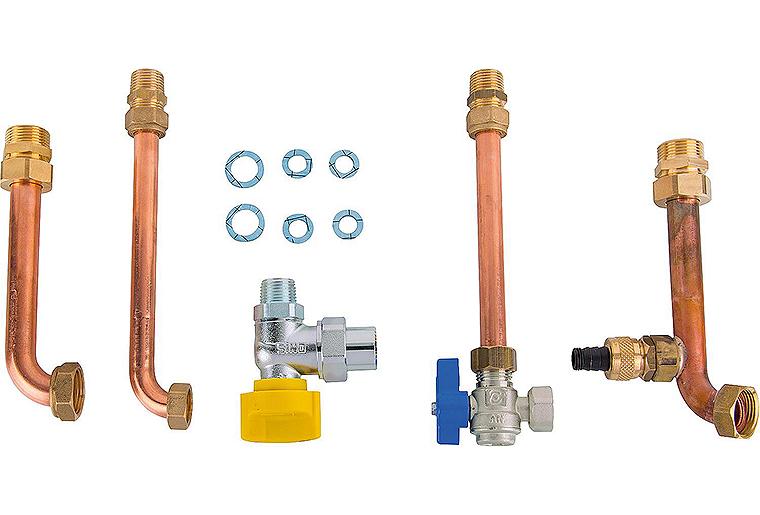 Hydraulik-Anschluss-Set passend für Itaca KC, KB und FORMENTERA Ausführung Eck Hydraulik-Anschluss-Set passend für Itaca KC, KB und FORMENTERA Ausführung Eck