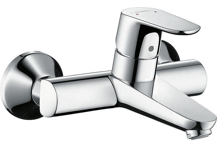 Wand-Waschtischmischer Hansgrohe Focus Ausladung 197 mm chrom Wand-Waschtischmischer Hansgrohe Focus Ausladung 197 mm chrom