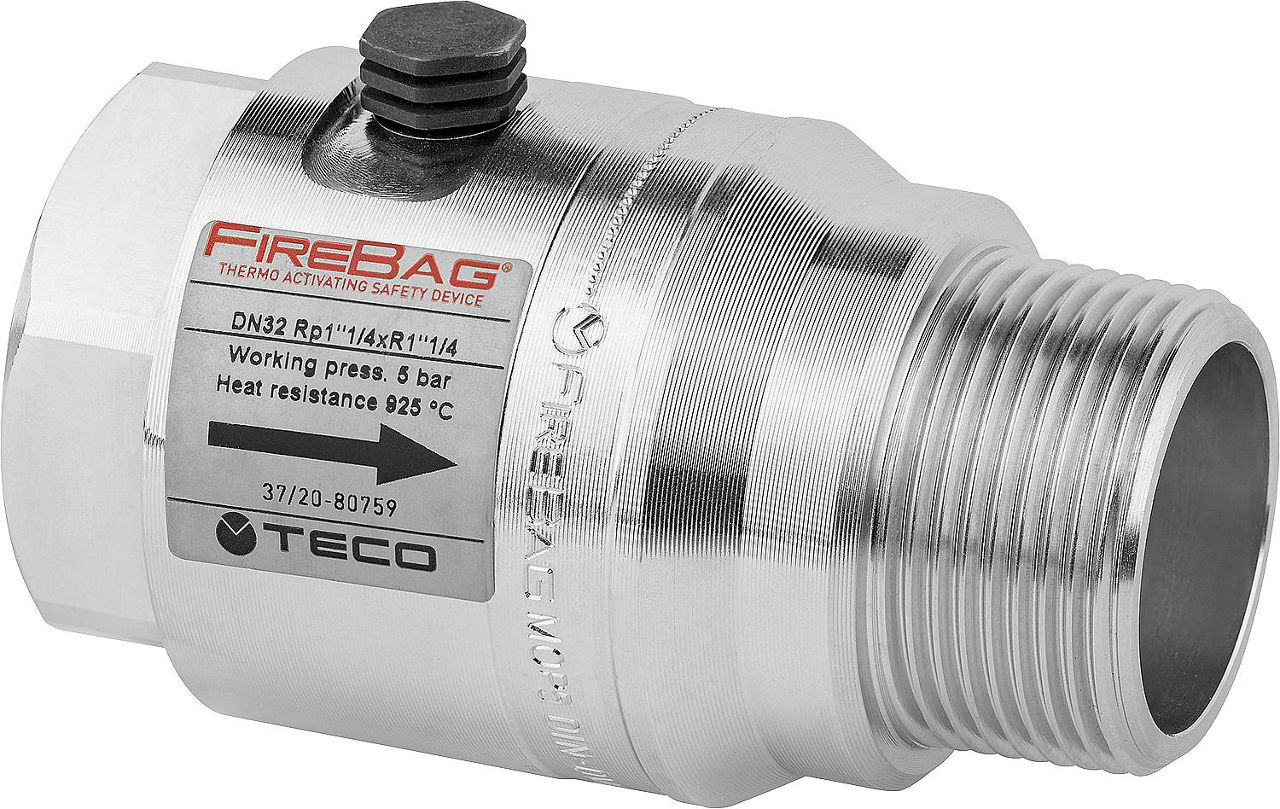 Thermische-Armaturensicherung TAS-DN32 IG x AG Thermische-Armaturensicherung TAS-DN32 IG x AG
