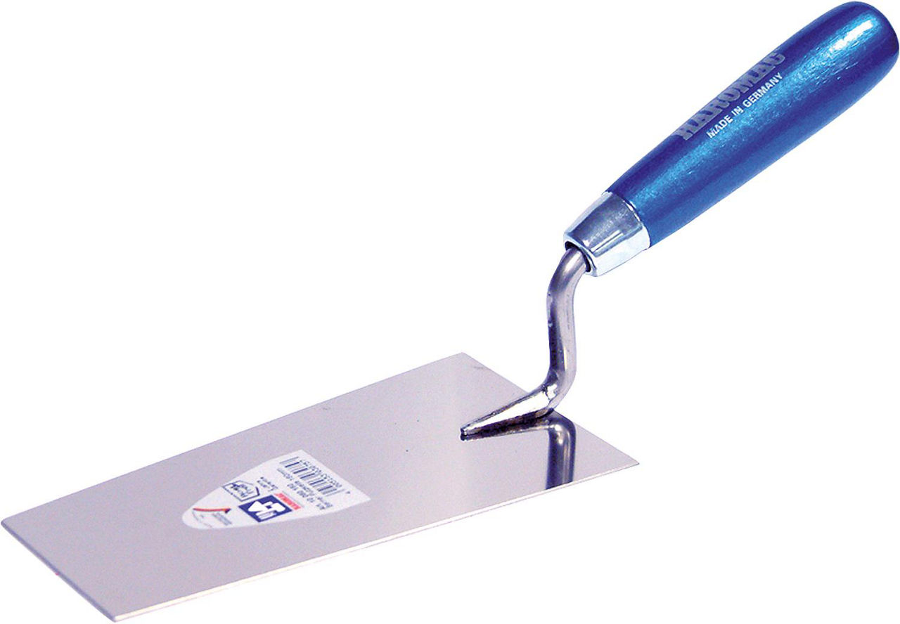Berner Putzkelle HAROMAC 160mm, rostfrei blaues Heft Berner Putzkelle HAROMAC 160mm, rostfrei blaues Heft