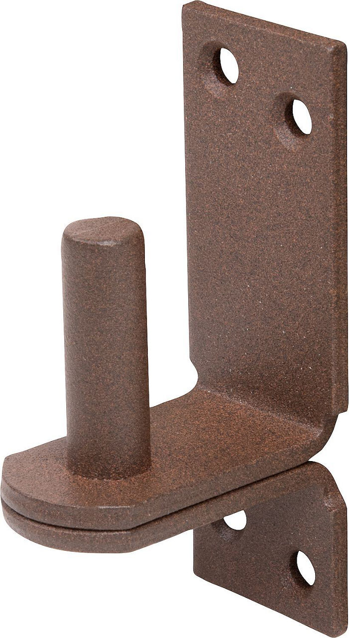 Kloben auf Platte DURAVIS® ⌀ 13 mm, DII-Haken, Material: Stahl, blau verzinkt, Oberfläche: rostbraun Kloben auf Platte DURAVIS® ⌀ 13 mm, DII-Haken, Material: Stahl, blau verzinkt, Oberfläche: rostbraun