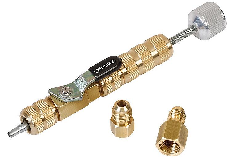 Schrader-Ventilwerkzeug+1/4"+5/16"Adapt. Schrader-Ventilwerkzeug+1/4"+5/16"Adapt.