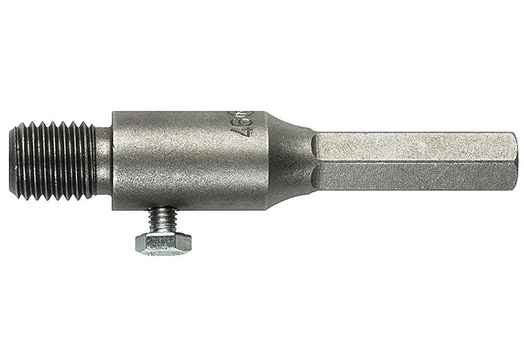 Aufnahmeschaft HELLER® M16 Aussengewinde mit Sechskant Aufnahme Länge 100 mm