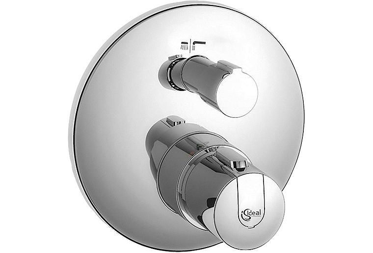Ceratherm 100 Bade-Thermostat Unterputz Bausatz 2 für Easy Box Rosetten-Ø 163 mm