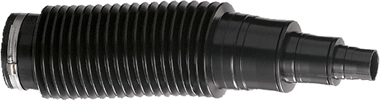 Dunstrohranschluss flexibel mit Schlauchklemme NW 70/90/100 dachseitig DN 125 Dunstrohranschluss flexibel mit Schlauchklemme NW 70/90/100 dachseitig DN 125