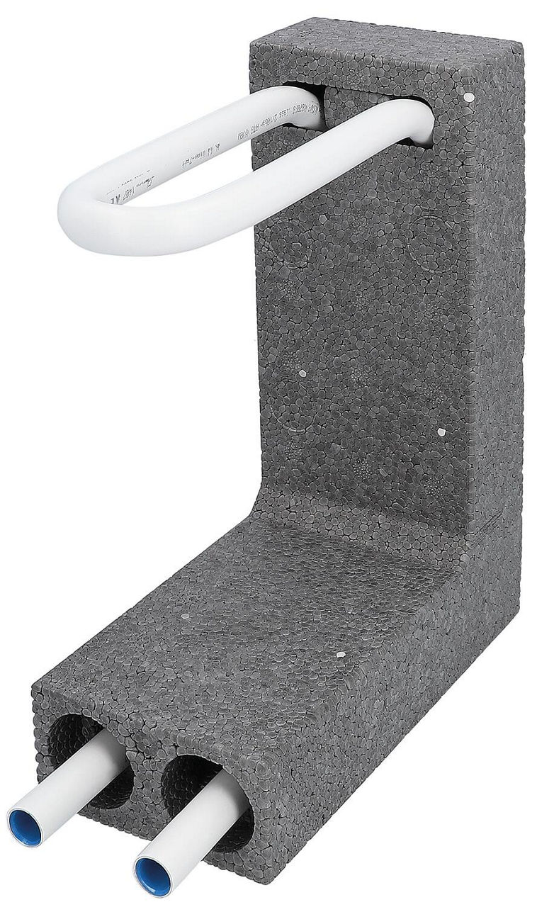 Uponor Smart Radi Anschlussblock Ø16mm, h=240mm