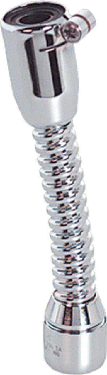 Verlängerter-Auslauf mit Luftsprudler mit Klemme, Metall verchromt Verlängerter-Auslauf mit Luftsprudler mit Klemme, Metall verchromt