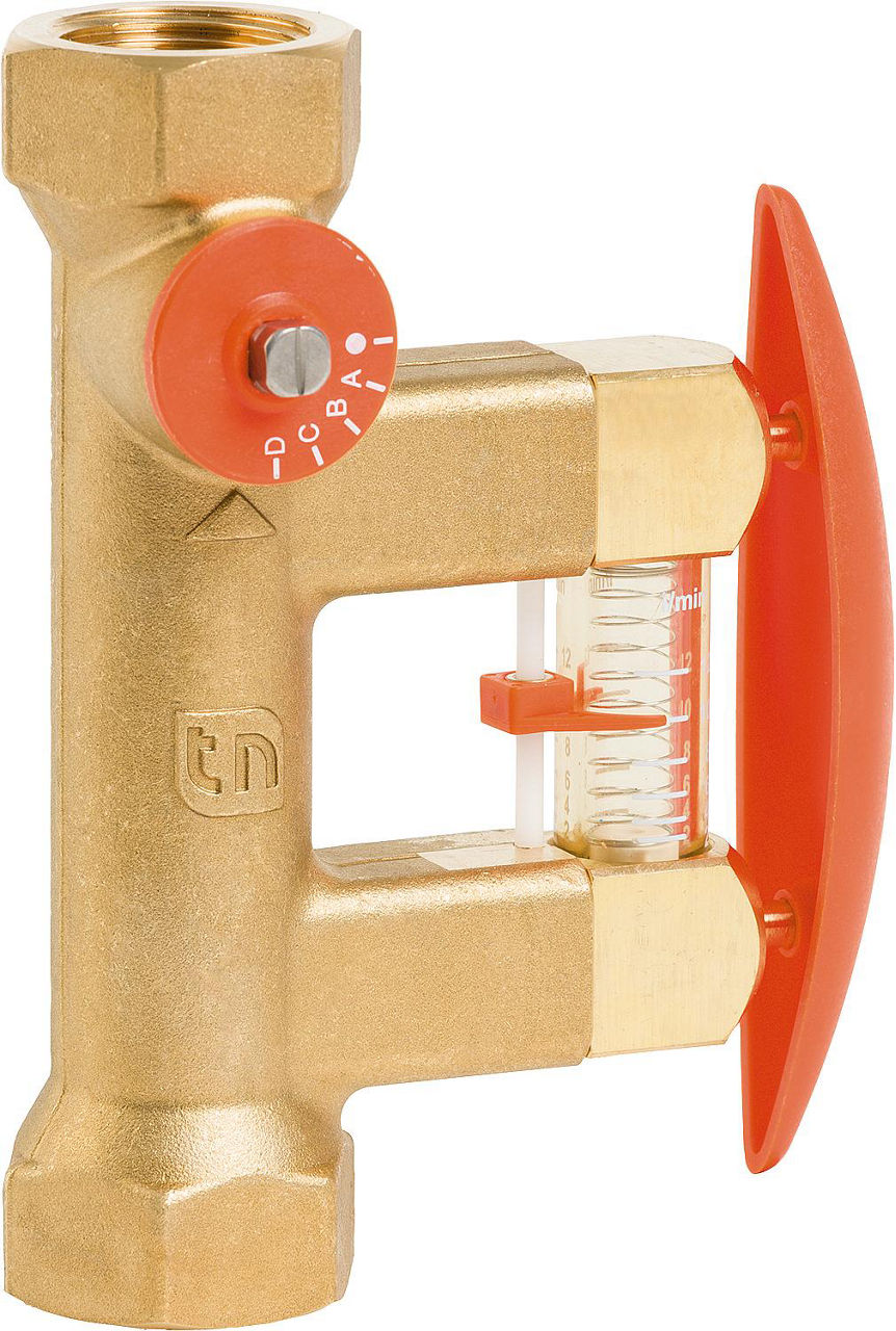 Abgleichventil Tacosetter Bypass Solar 130, DN 20 (3/4") IG 8-20l/min, Kvs: 5,0