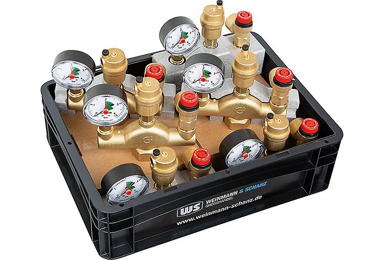 Kesselsicherheitsgruppe Vorteilspaket, DN25(1") Messing, 6x Sicherheitsgruppe inkl.WS-Box Kesselsicherheitsgruppe Vorteilspaket, DN25(1") Messing, 6x Sicherheitsgruppe inkl.WS-Box