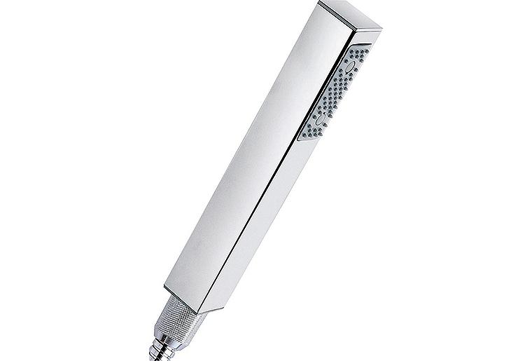 Stabhandbrause Cubo eckig 1 Strahlart chrom
